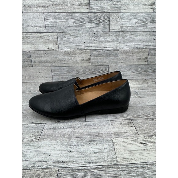 Dansko Fawna Black Leather Loafers Slip On Shoes Womens Size 37 EU 6.5-7 US - Picture 5 of 14